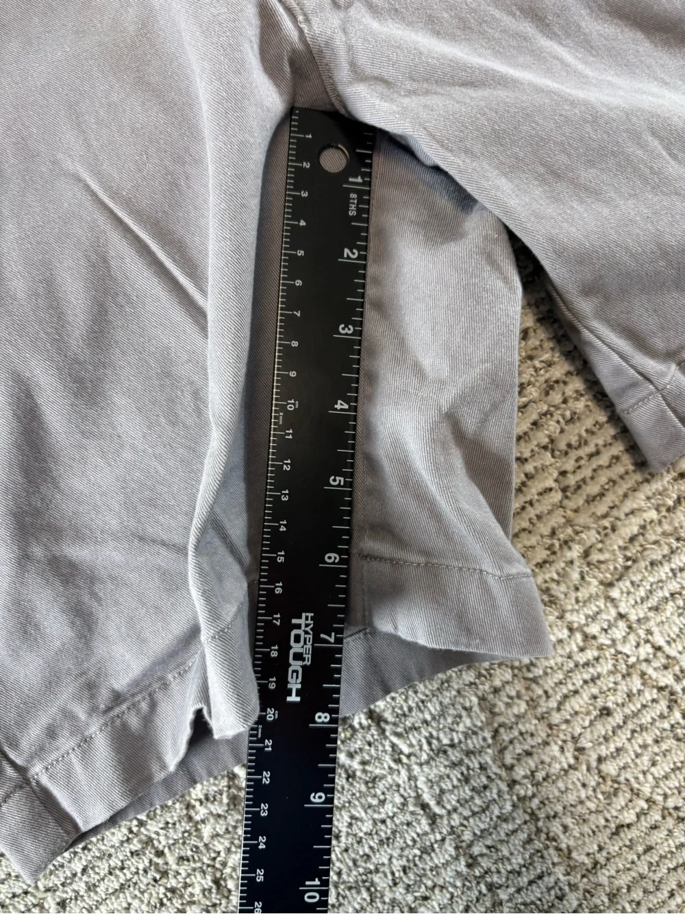 J.‎ Crew Men’s Size 32 Gray 7” Inseam Chino Shorts